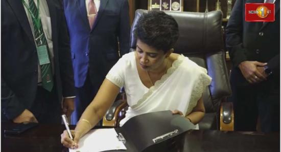 கணக்காய்வாளர் நாயகம் கடமைகளை பொறுப்பேற்றார்..